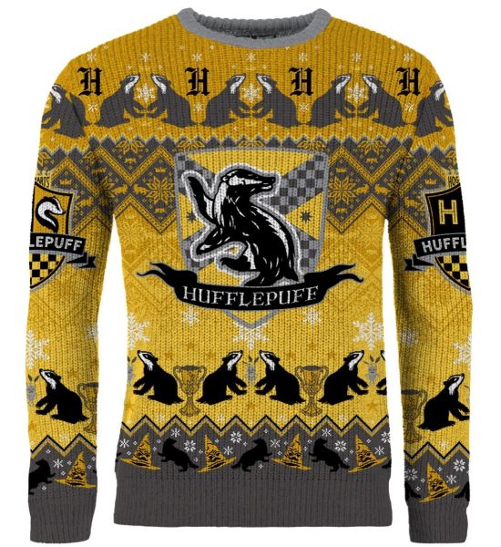 Harry Potter: O Hufflepuff Night Ugly Christmas Sweater/Jumper