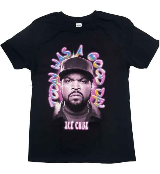 Ice Cube: Air Brush - Black T-Shirt