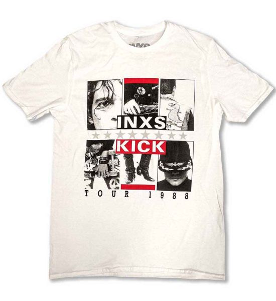 INXS: KICK Tour - White T-Shirt