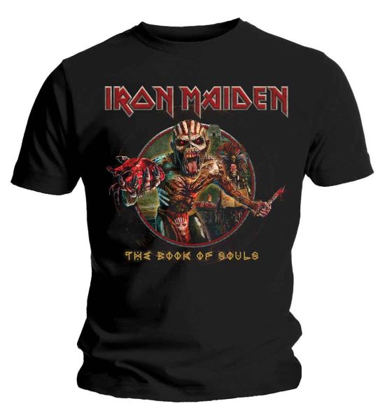 Iron Maiden: Book of Souls Eddie Circle - Black T-Shirt