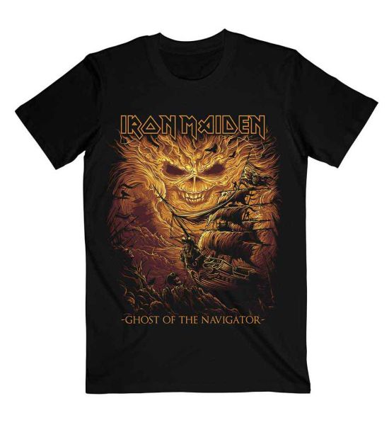 Iron Maiden: Ghost of the Navigator - Black T-Shirt