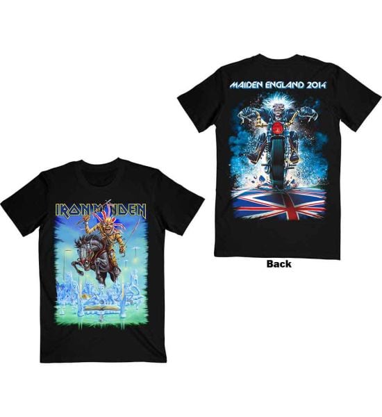 Iron Maiden: Tour Trooper (Back Print) - Black T-Shirt