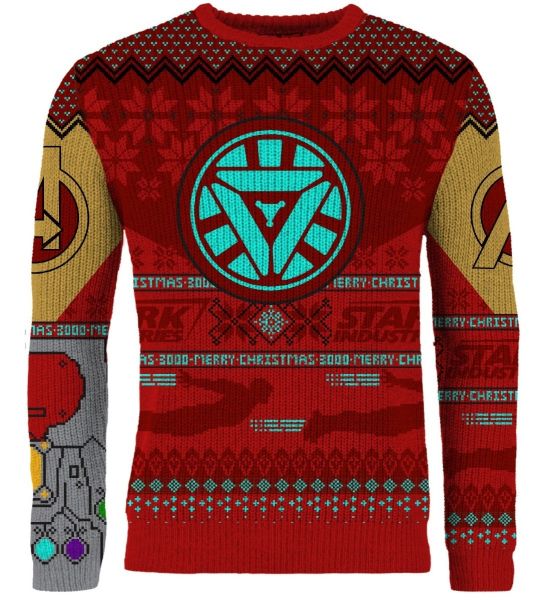 Avengers: Iron Man Power Gauntlet Ugly Christmas Sweater