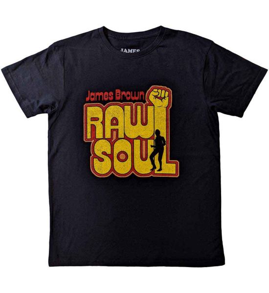 James Brown: Raw Soul - Black T-Shirt