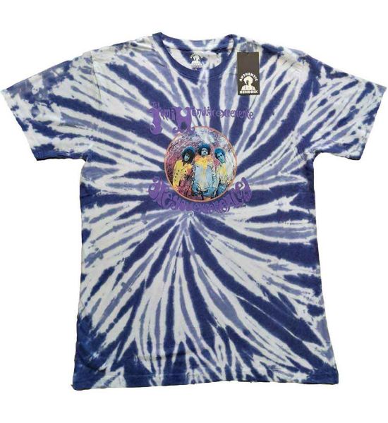 Jimi Hendrix: Are You Experienced (Dip Dye, Dye Wash) - Purple T-Shirt