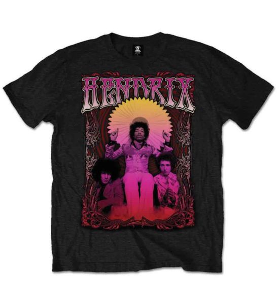 Jimi Hendrix: Ferris Wheel - Black T-Shirt