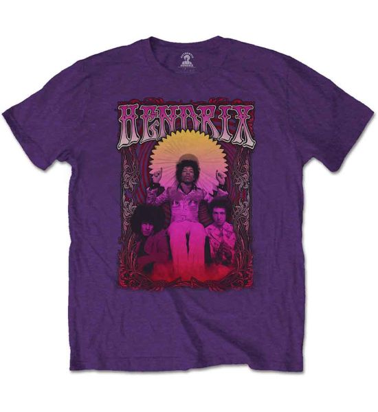 Jimi Hendrix: Karl Ferris Wheel - Purple T-Shirt