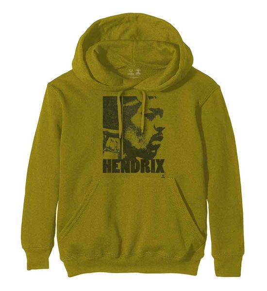 Jimi Hendrix: Let Me Live - Green Pullover Hoodie