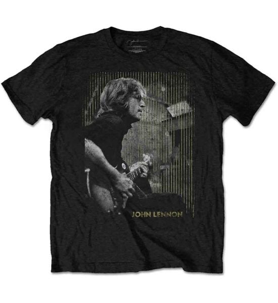 John Lennon: Gibson - Black T-Shirt