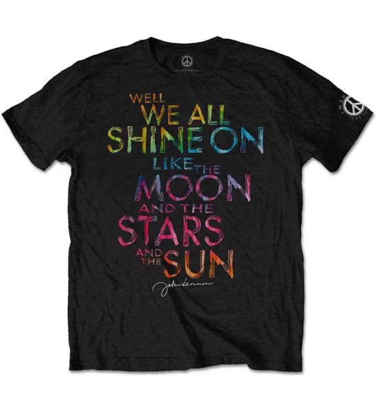 John Lennon: Shine On - Black T-Shirt