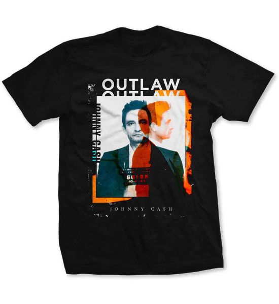 Johnny Cash: Outlaw Photo - Black T-Shirt