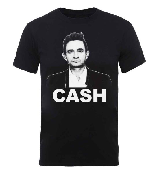 Johnny Cash: Straight Stare - Black T-Shirt