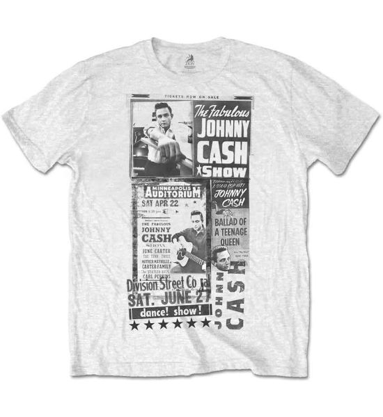 Johnny Cash: The Fabulous Johnny Cash Show - White T-Shirt