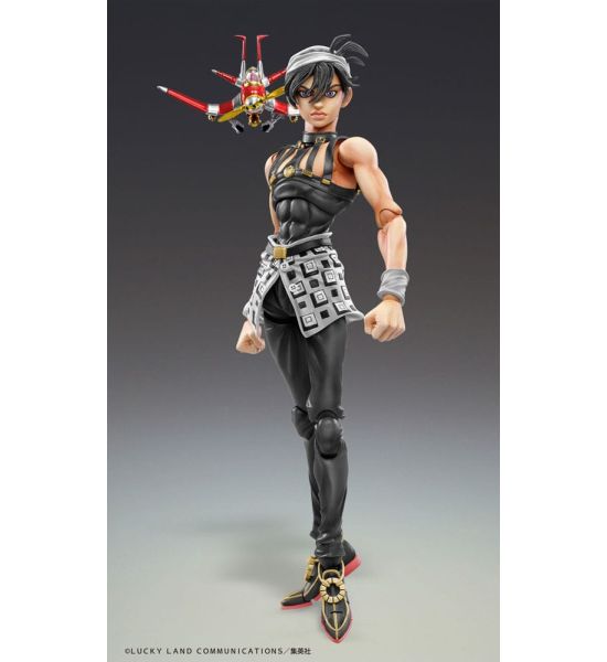 JoJo's Bizarre Adventure Part 5: Golden Wind Chozokado Action Figure Narancia Ghirga & As Ver. Black (15cm) Preorder