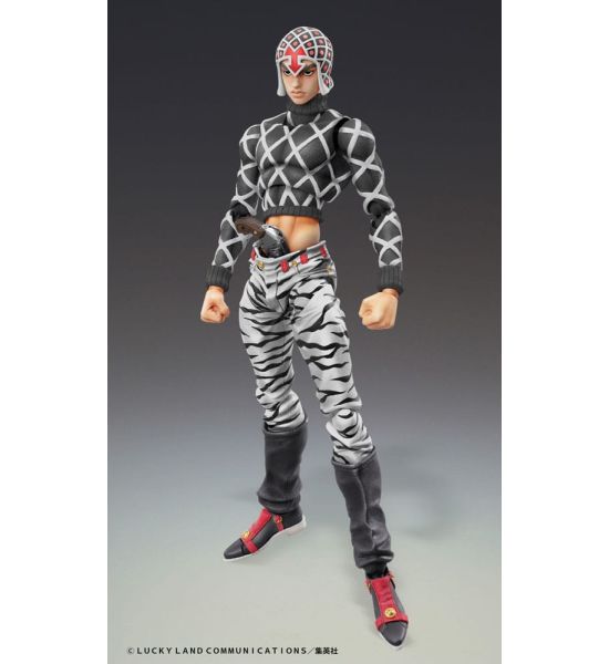 JoJo's Bizarre Adventure Part 5: Guido Mista & S P Ver. Black Super Action Action Figure Chozokado (15cm)