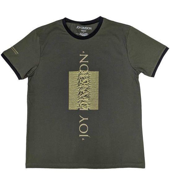 Joy Division: Blended Pulse - Khaki Green T-Shirt