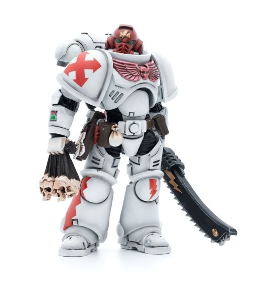 Warhammer 40,000: JoyToy Figure - White Scars Assault Intercessor Sergeant Tsendbaatar (1/18 scale) Preorder