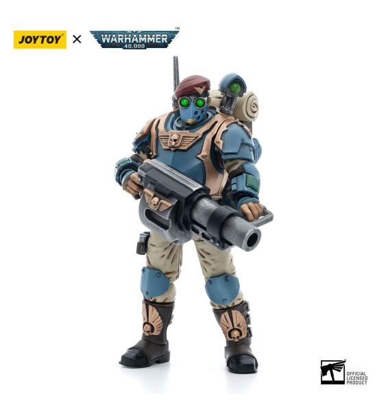 Warhammer 40,000: JoyToy Figure - Astra Militarum Tempestus Scions Command Squad 55th Kappic Eagles Grenadier (1/18 scale)