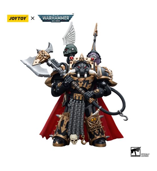 Warhammer 40,000: JoyToy Figure - Chaos Space Marines Black Legion Chaos Lord in Terminator Armour (1/18 scale)