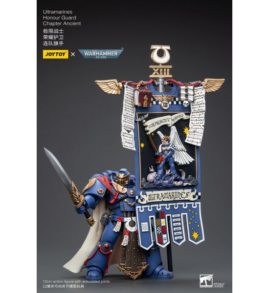 Warhammer 40,000: JoyToy Figure - Ultramarines Honour Guard Chapter Ancient (1/18 scale)