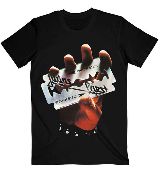 Judas Priest: British Steel - Black T-Shirt