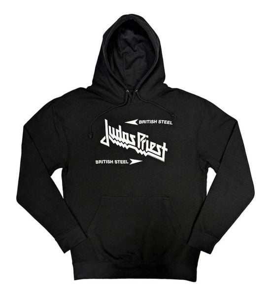 Judas Priest: British Steel Logo - Black Pullover Hoodie