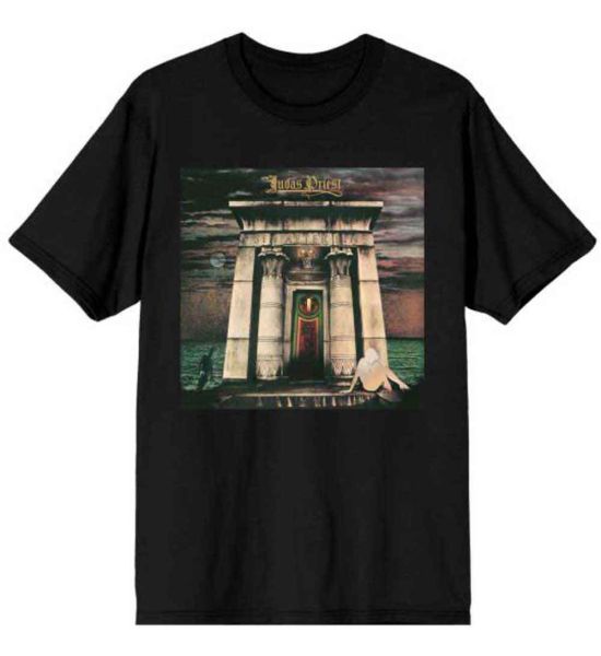 Judas Priest: Sin After Sin Album Cover - Black T-Shirt