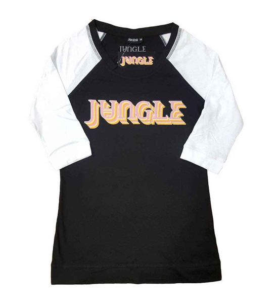 Jungle: Colour Logo - Ladies Black & White T-Shirt