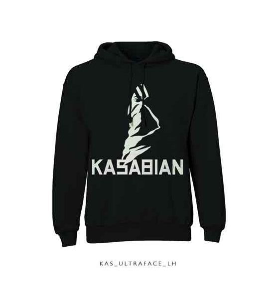 Kasabian: Ultra Face - Black Pullover Hoodie