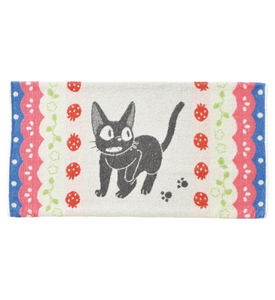 Kiki's Delivery Service: Jiji Pillow Cover Strawberries (34cm x 64cm) Preorder