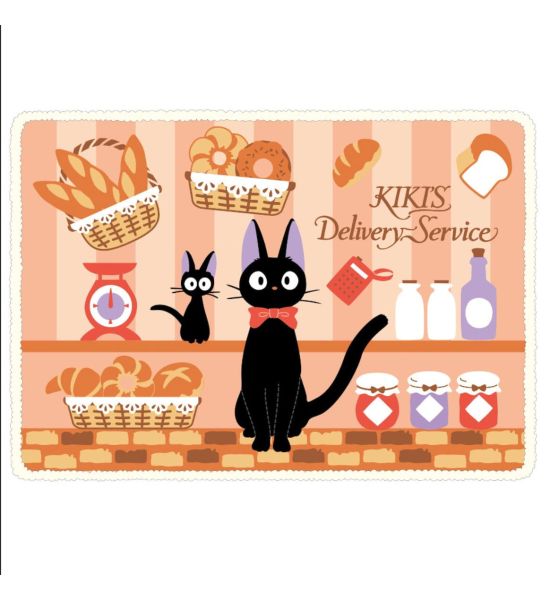 Kiki's Delivery Service: Jiji's Bakery Fluffy Plaid (70x100cm)