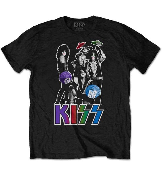 KISS: Umbrellas - Black T-Shirt