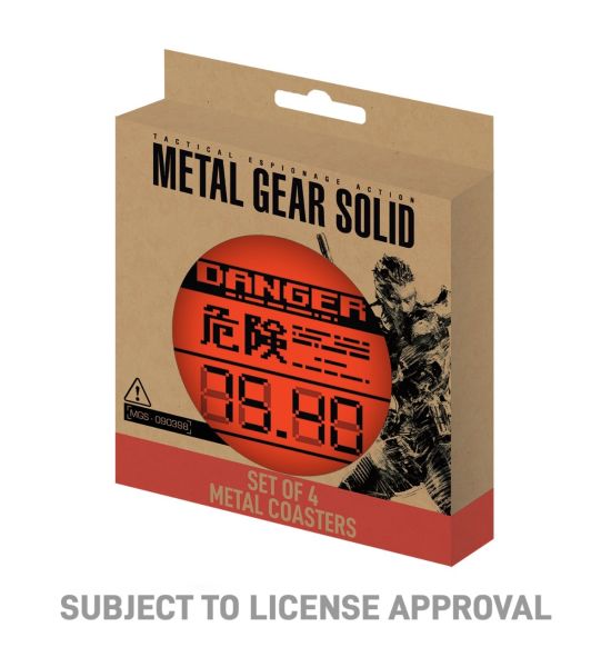 Metal Gear Solid: Limited Edition Metal Coaster Set Preorder