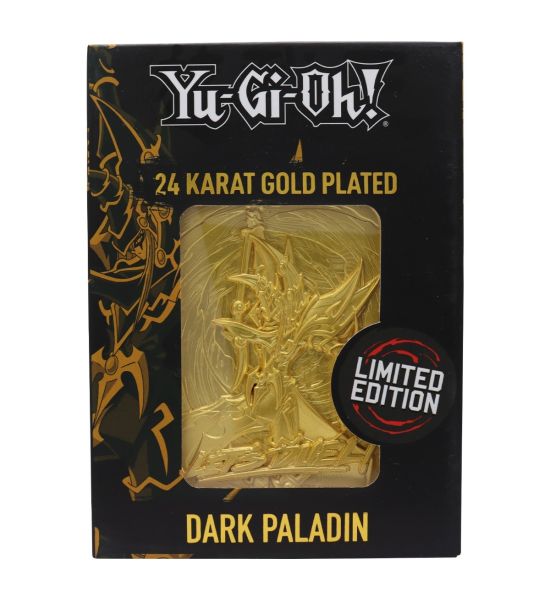 Yu-Gi-Oh!: Dark Paladin Limited Edition 24K Gold Plated Metal Card