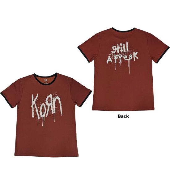 Korn: Logo - Red T-Shirt