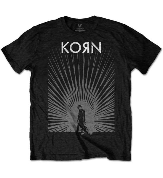 Korn: Radiate Glow - Black T-Shirt