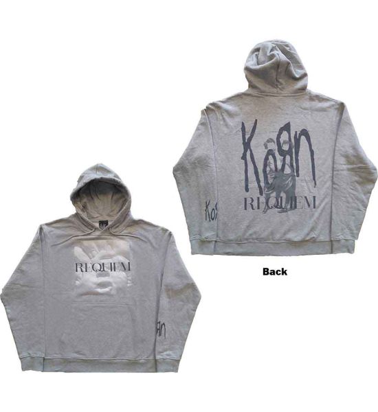 Korn: Requiem (Back Print) - Grey Pullover Hoodie