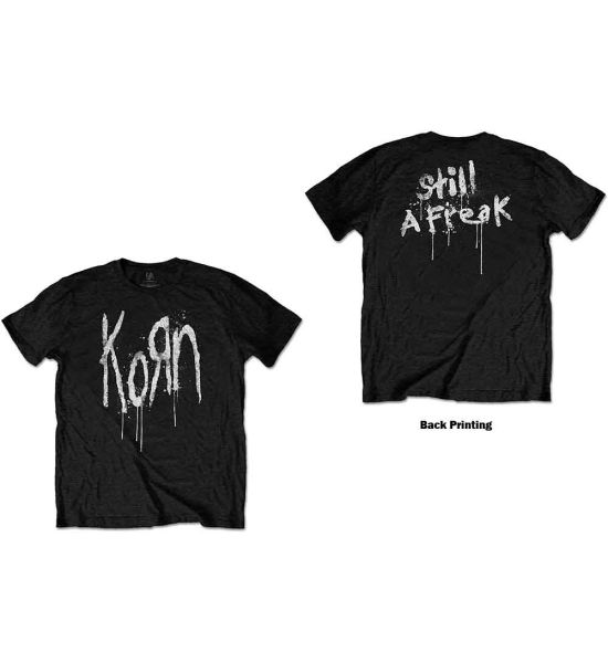 Korn: Still A Freak (Back Print) - Black T-Shirt