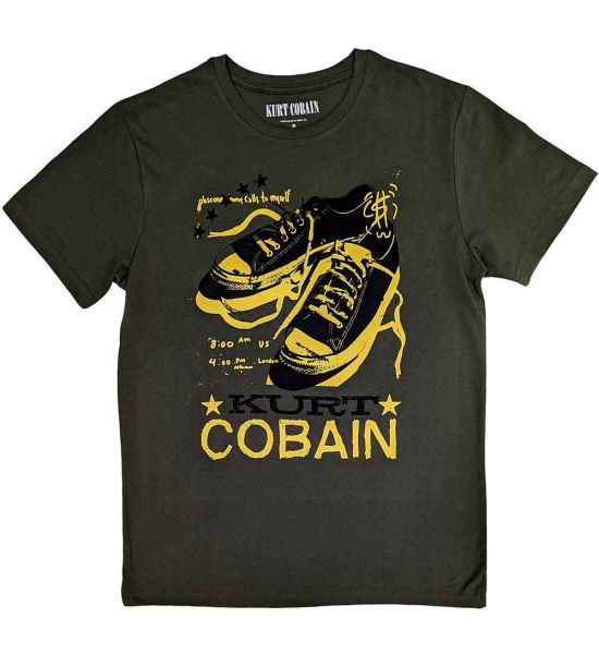 Kurt Cobain: Converse - Green T-Shirt