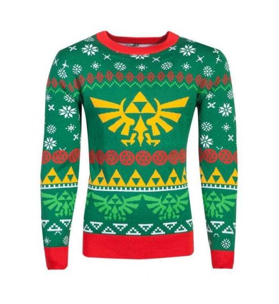 Legend of Zelda: Triforce Knitted Ugly Christmas Sweater/Jumper