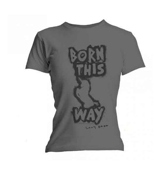 Lady Gaga: Born This Way - Ladies Grey T-Shirt