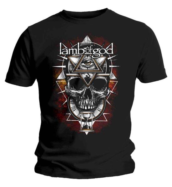 Lamb Of God: All Seeing Red - Black T-Shirt