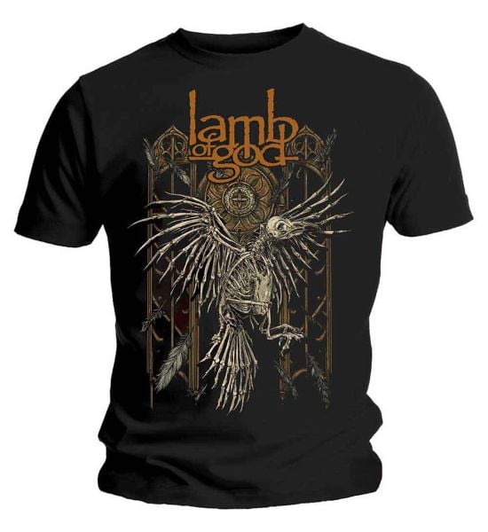 Lamb Of God: Crow - Black T-Shirt