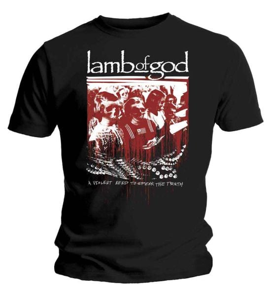 Lamb Of God: Enough is Enough - Black T-Shirt