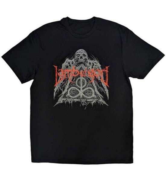 Lamb Of God: Skull Pyramid - Black T-Shirt