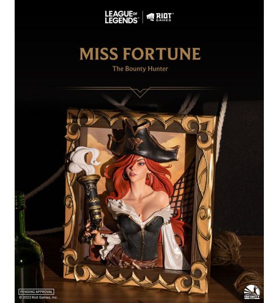 League of Legends: Miss Fortune The Bounty Hunter PVC 3D Photo Frame