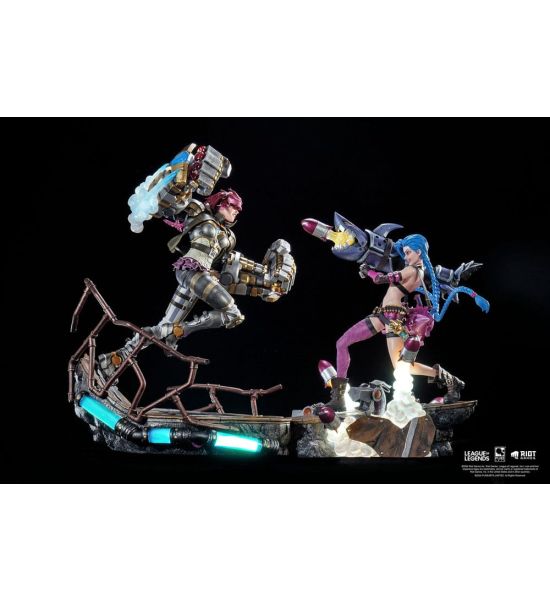 League of Legends: Vi & Jinx 1/6 Statues 2-Pack Preorder