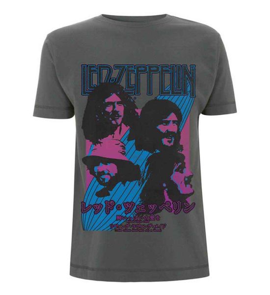 Led Zeppelin: Japanese Blimp - Charcoal Grey T-Shirt