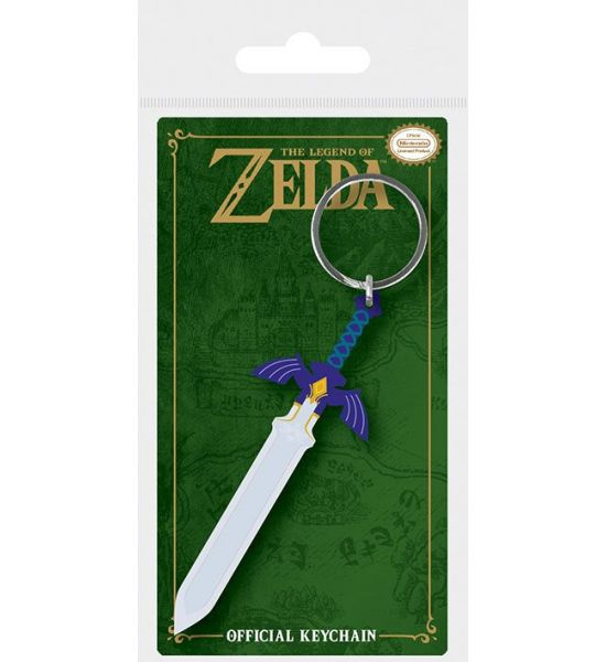 Legend of Zelda: Master Sword Rubber Keychain (6cm) Preorder