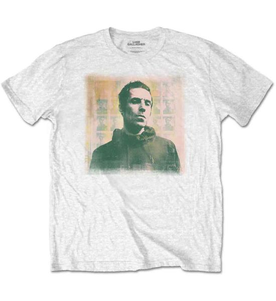 Liam Gallagher: Monochrome - White T-Shirt